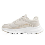 Minfot Joy Sneakers Dame Mesh Semsket skinn Sand