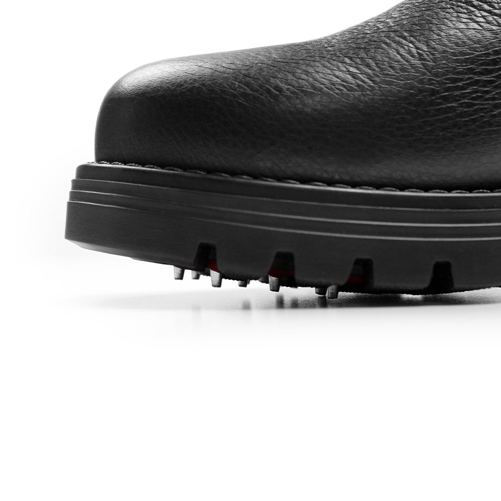 Minfot Cityspike Chelsea Piggsko Zip Skinn Svart