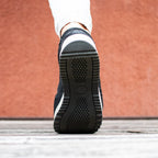 Minfot Cloe Sneaker Dame Glidelås Semsket skinn Svart