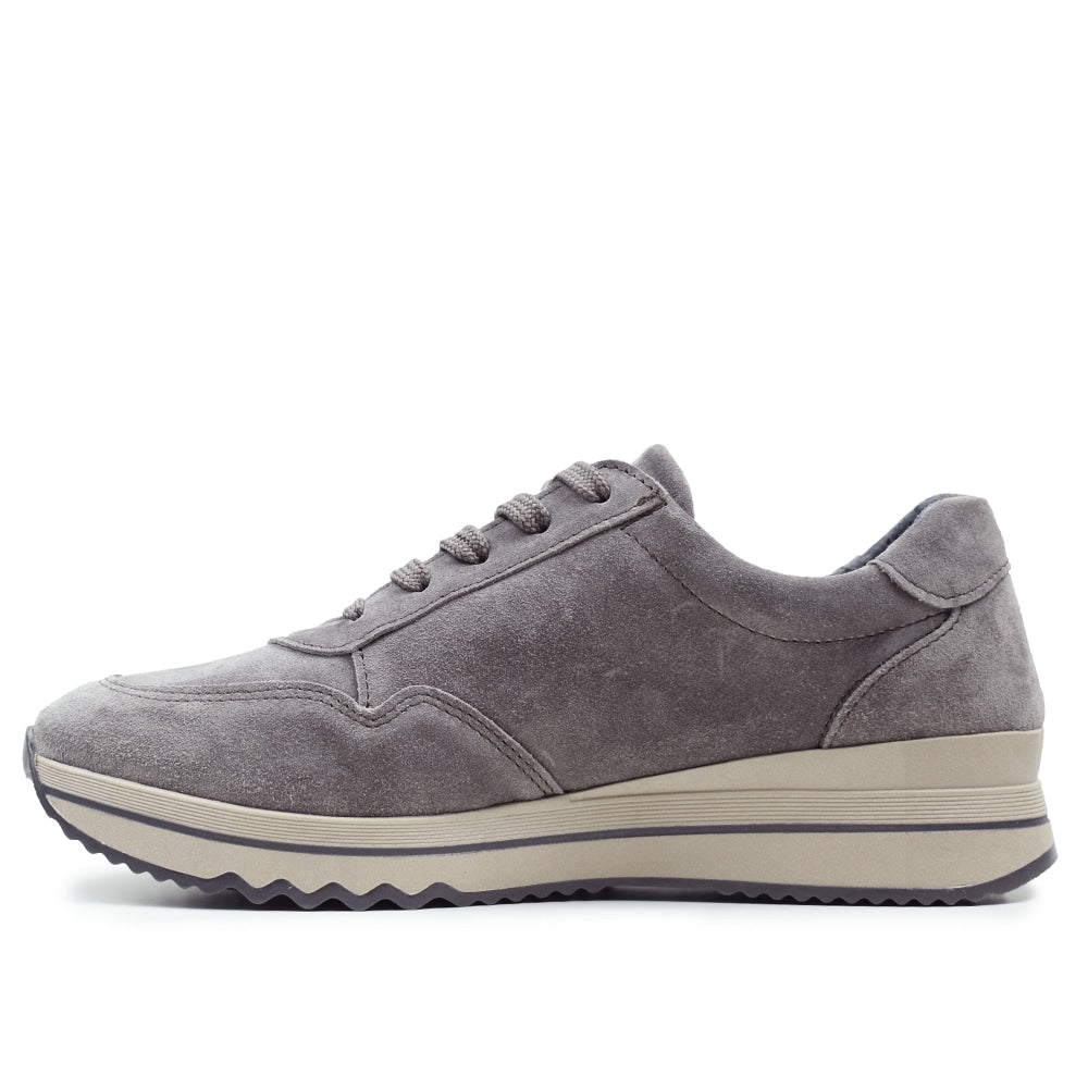 Minfot Cloe Sneaker Glidelås Semsket skinn Taupe