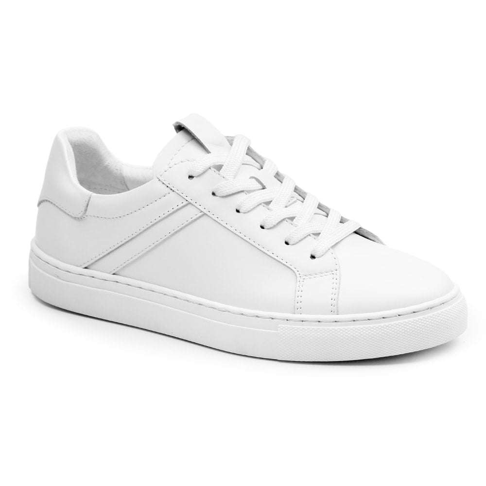 Minfot Comfort Sneakers Lær Hvit