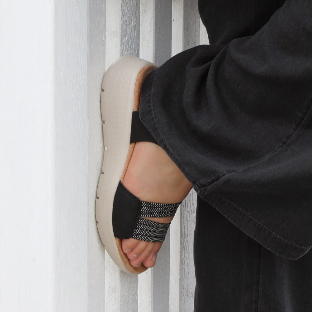 Minfot Cloudlite Eve Sandaler Dame Svart