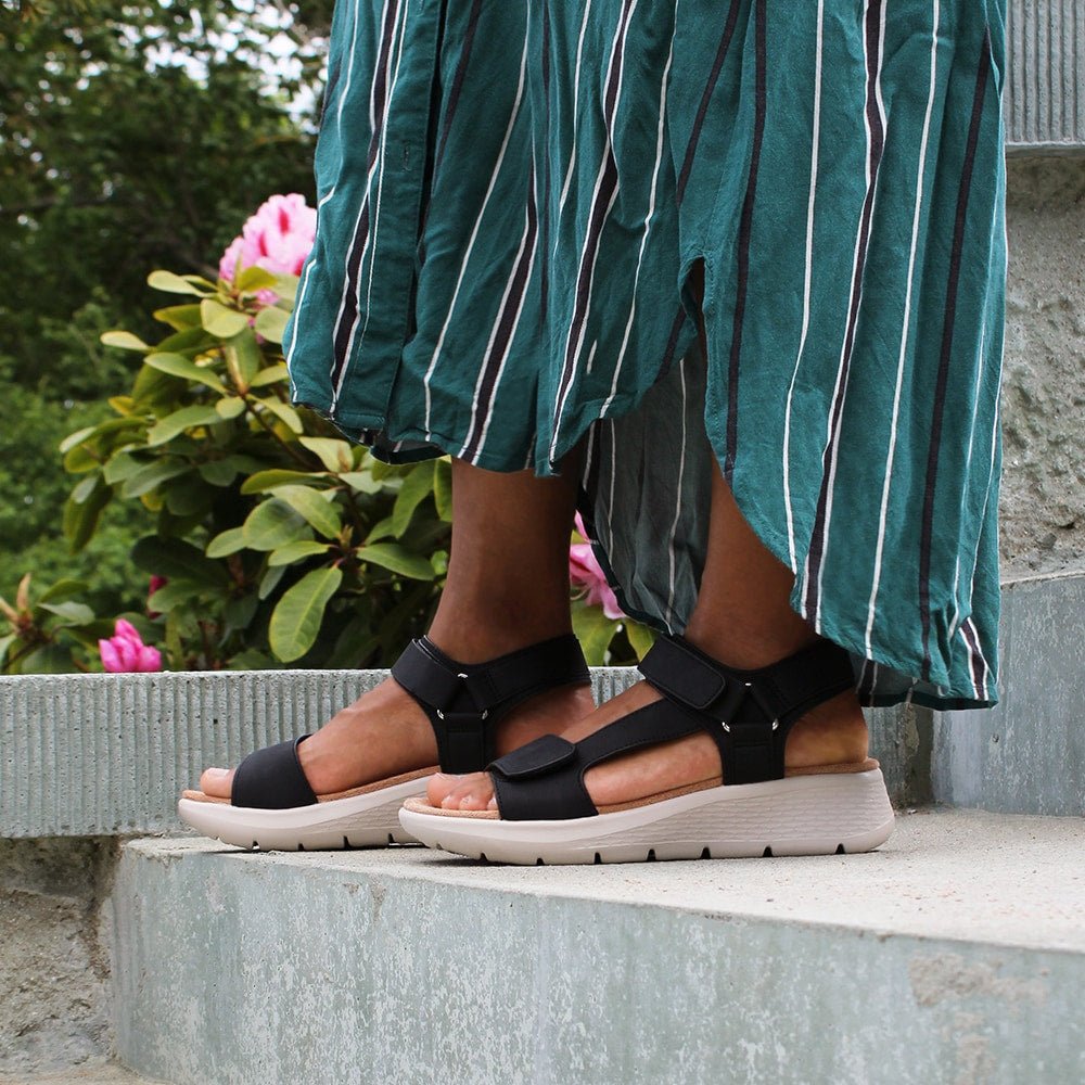 Minfot Cloudlite Joy Sandaler Dame Svart