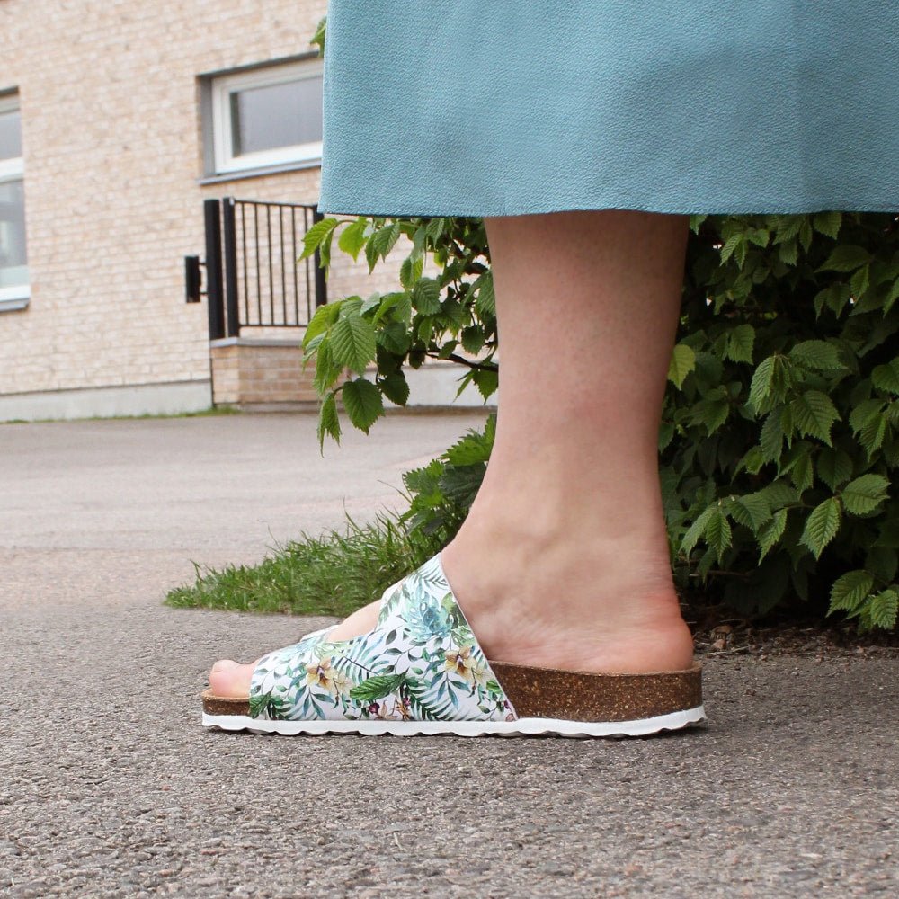 Minfot Sandaler Softstep Tropical Glow Hvit