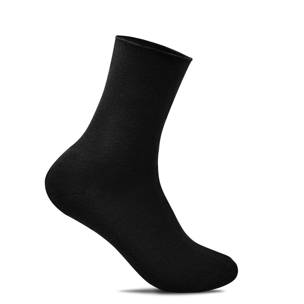 Minfot Sensitive Bambusstrømper Terry Frotté Svart 1-pk