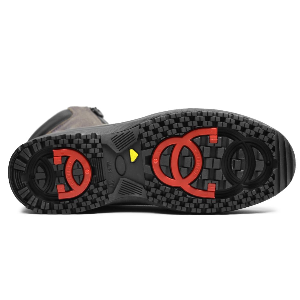 Minfot Piggsko Boden Semsket skinn Ull Taupe