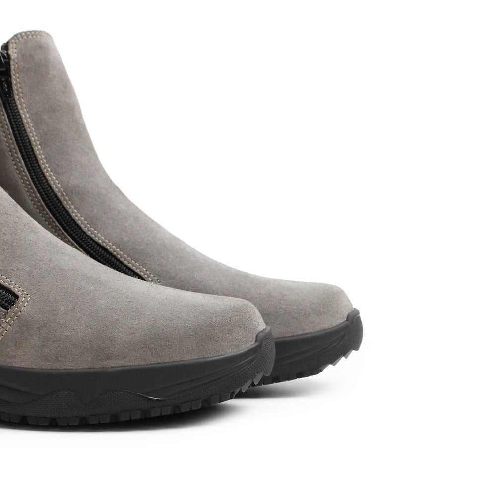 Minfot Piggsko Boden Semsket skinn Ull Taupe