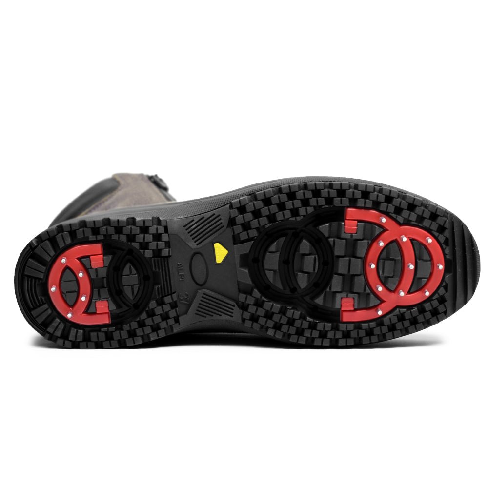 Minfot Piggsko Boden Semsket skinn Ull Taupe