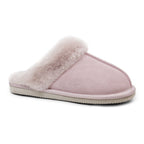 Minfot Saueskinnstøfler Slip-on Duved med såle Rose