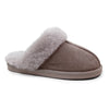 Minfot Saueskinnstøfler Slip-on Duved med såle Stone