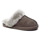 Minfot Saueskinntøfler Slip-on Duved med såle Stone