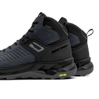 Minfot Granit Mid Støvler Unisex Vannavvisende TEX Nubuck Svart