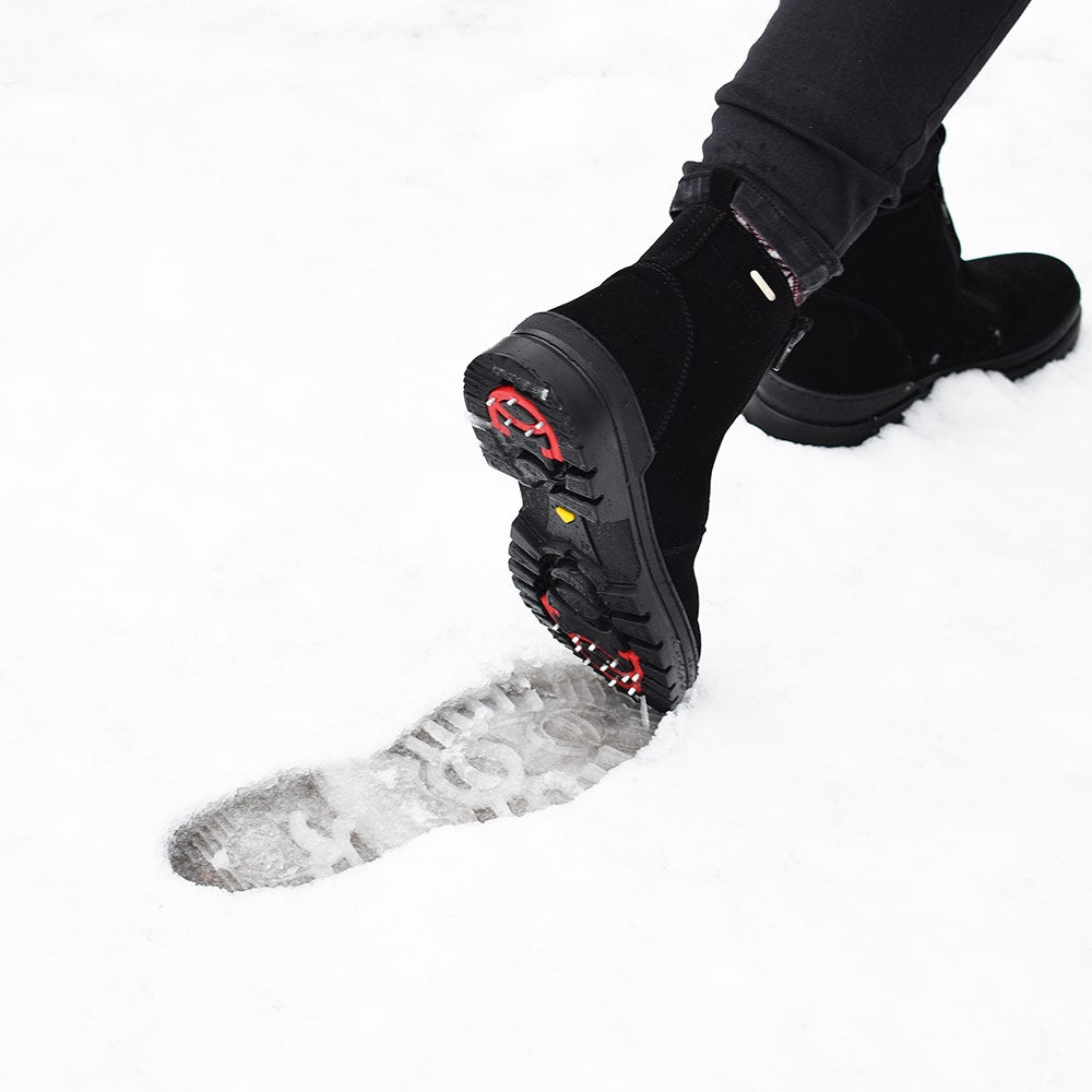 Produktbild 2 - Minfot Piggsko Kalix Semsket skinn Ull Svart