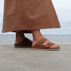 Minfot Kayo Sandaler Dame Skinn Primo Soft Lysbrun