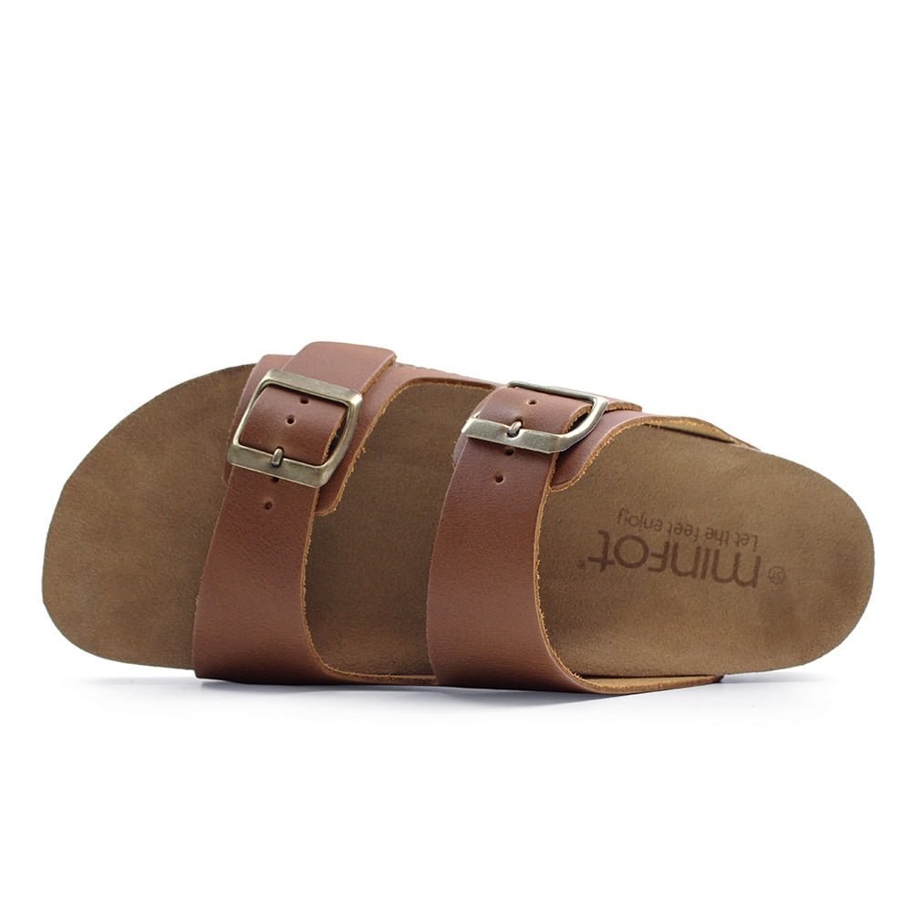 Minfot Kayo Sandaler Lær Primo Soft Lysbrun