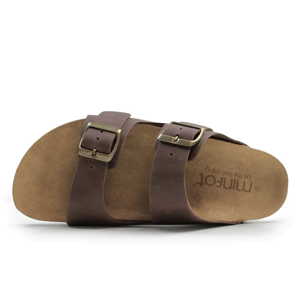 Minfot Kayo Sandaler Lær Primo Soft Mørkebrun