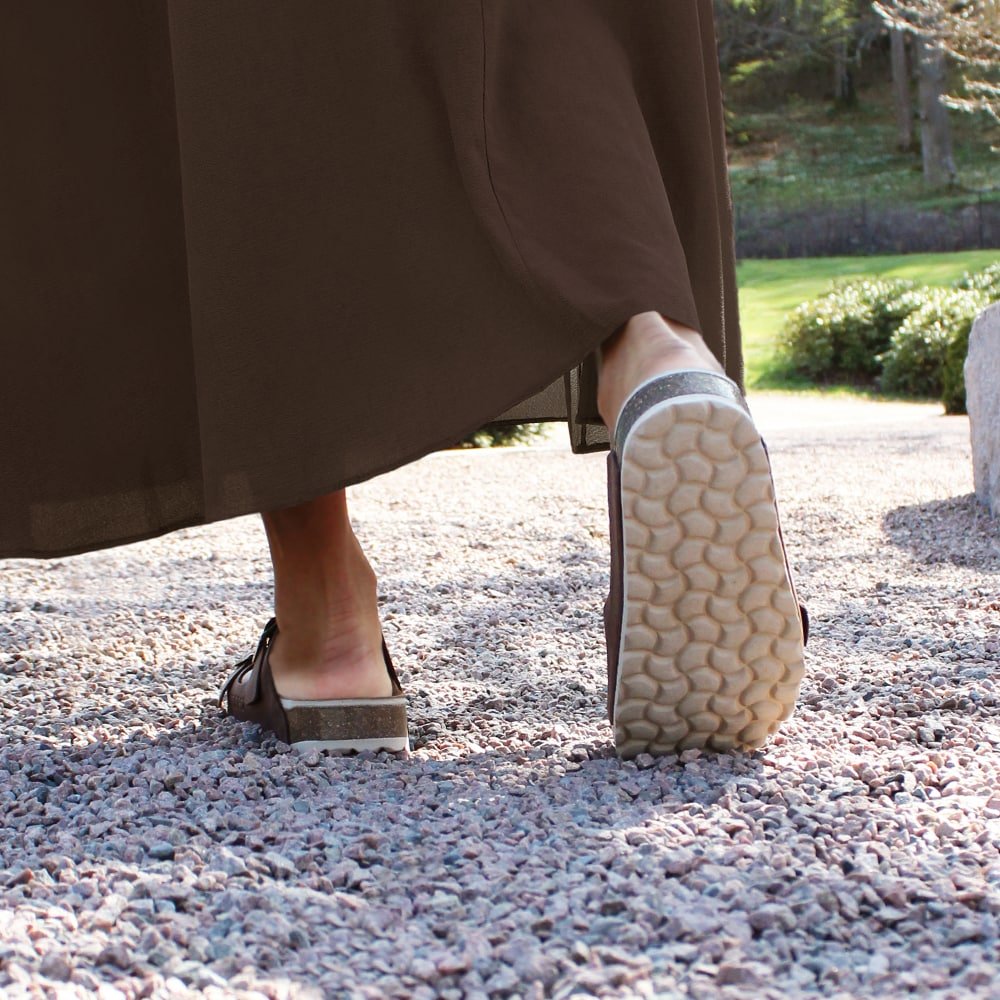 Minfot Kayo Sandaler Lær Primo Soft Mørkebrun