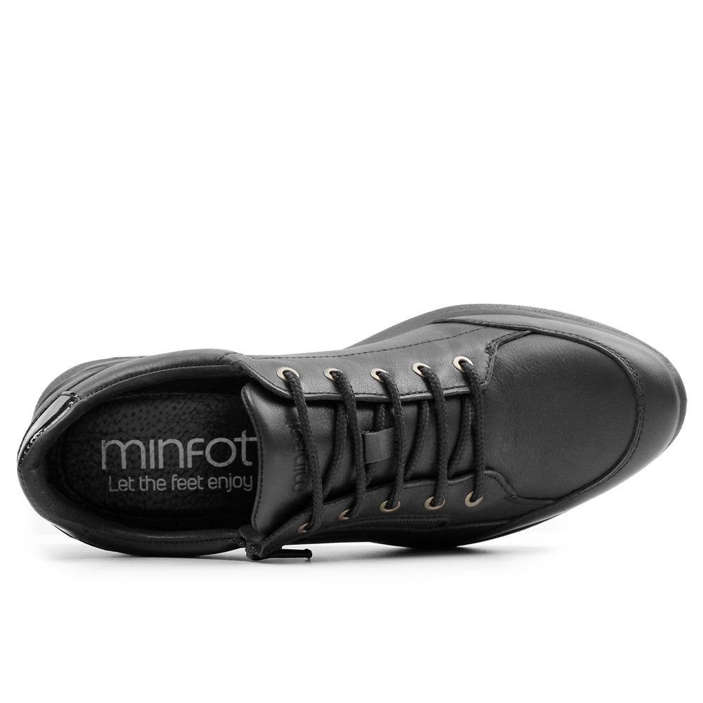 Produktbild 5 - Minfot Lexi Damskor Zip TEX Skinn Svart