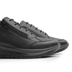 Minfot Lexi Sneakers Dame Vannavvisende TEX Skinn Svart