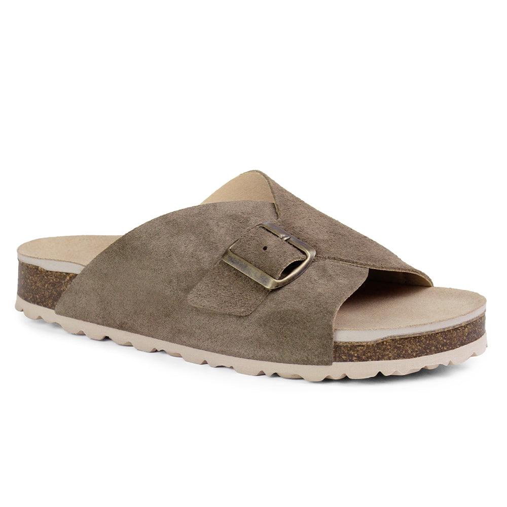 Minfot Li Sandaler Dame Semsket Hallux Valgus Primo Soft Stone