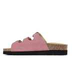 Minfot Lo Biosandaler Dame Mokka Anatomisk 3-stropper Rosa