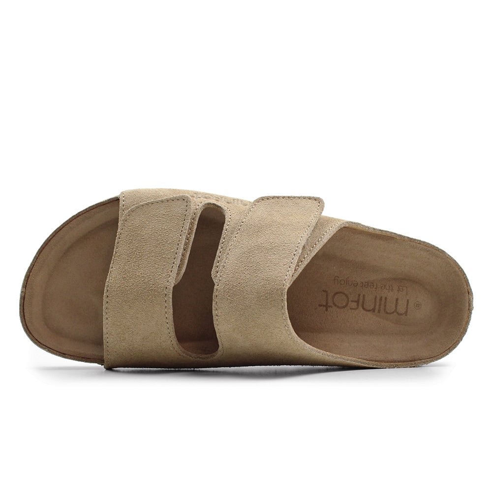 Produktbild 5 - Minfot Luma Sandaler med Klettlukning, Brun Mocka