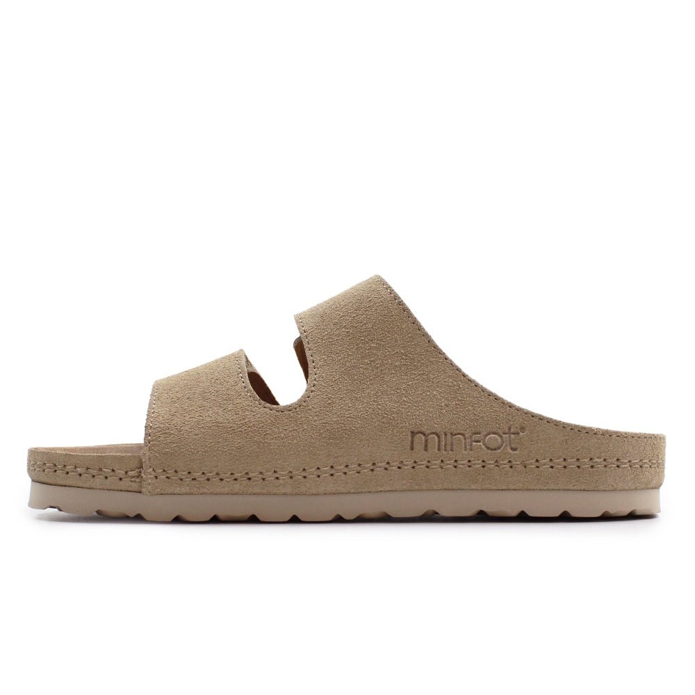 Produktbild 4 - Minfot Luma Sandaler med Klettlukning, Brun Mocka