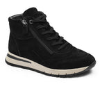 Minfot Luna Høy Sneaker Semsket skinn Svart