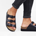 Minfot Sandal Myk Bio Dame Nappa Svart 