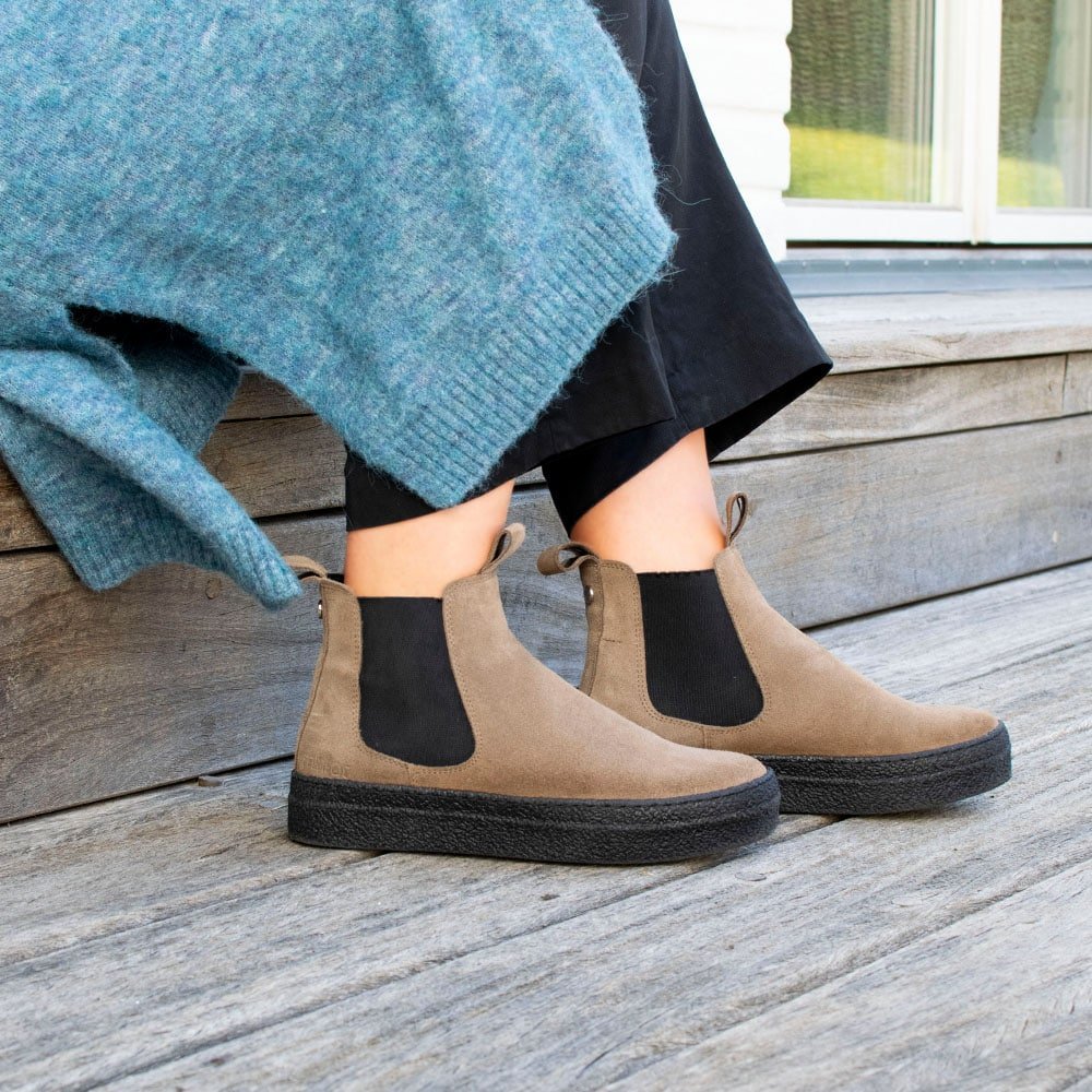 Minfot Chelsea boots Visby Semsket skinn Marmotta