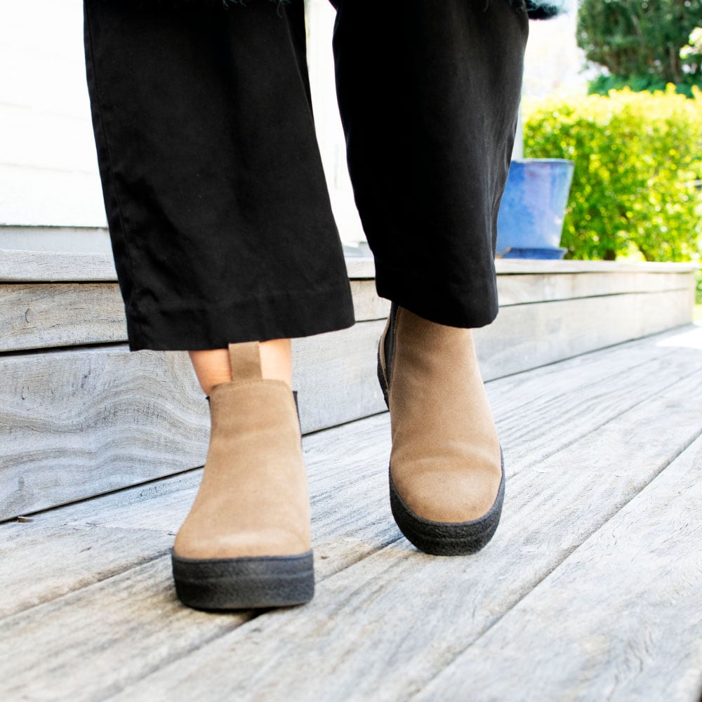 Produktbild 12 - Minfot Chelsea Boots Visby Mocka Marmotta