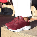 Minfot Sneaker Move Dame Mesh Bordeaux