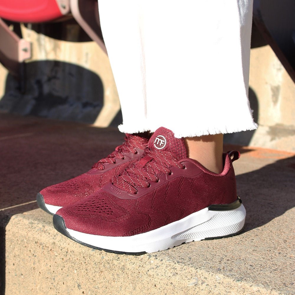 Minfot Sneaker Move Dame Mesh Bordeaux