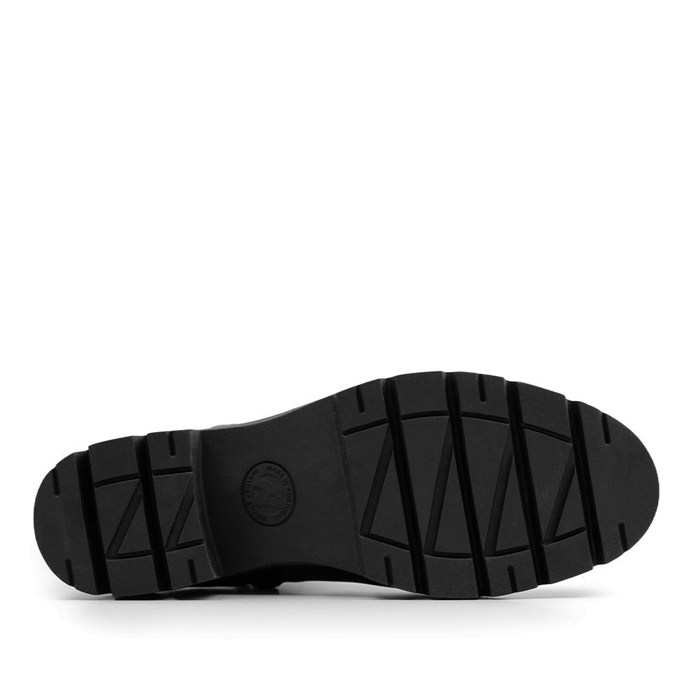 Minfot Noa Boots med zip Stretch Skinn Svart