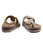 Minfot Noa Tåsandaler Skinn Primo Soft Beige
