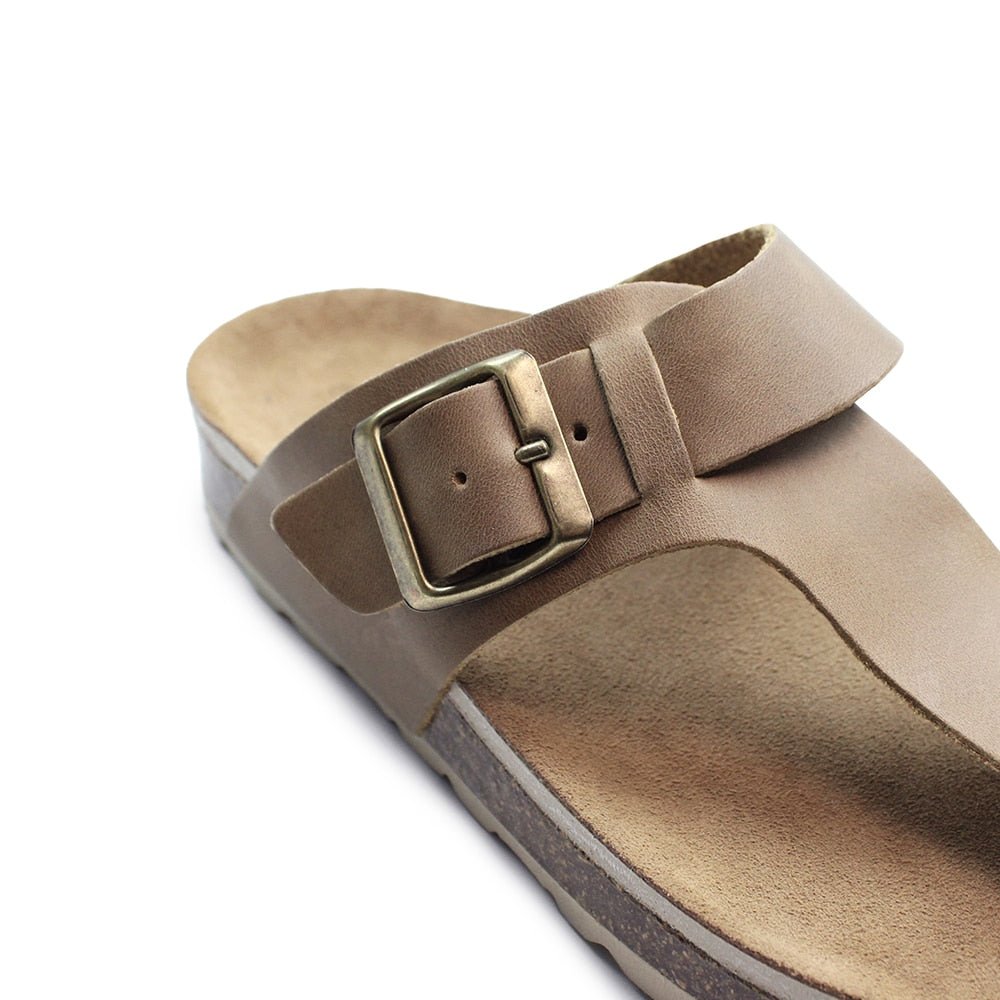 Produktbild 7 - Minfot Noa Sandaler med tådelingsrem i skinn, Primo Soft Beige