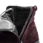Minfot Boots Nora Semsket skinn Bordeaux