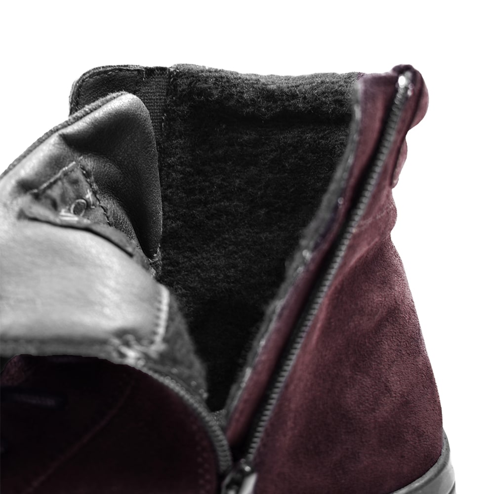 Minfot Boots Nora Semsket skinn Bordeaux