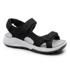 Minfot Nyhamn Sandaler Dame Nubuck Svart