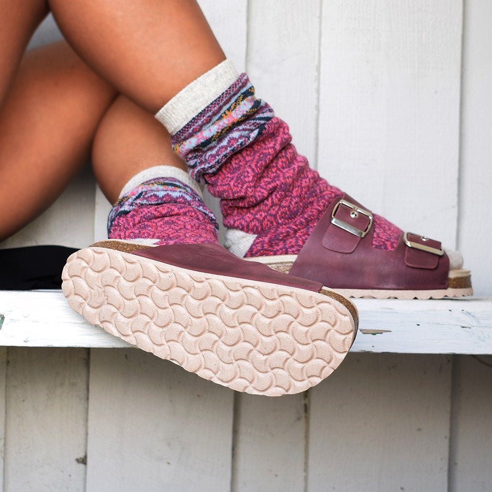 Minfot Sandaler Primo Soft Ayo Lær Bordeaux