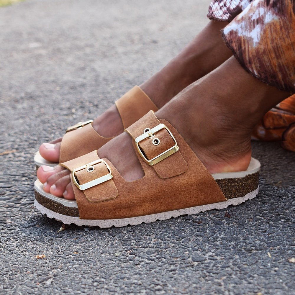 Minfot Sandaler Primo Soft Ayo Lær Cognac