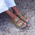 Minfot Sandaler Primo Soft Ayo Lær Olive