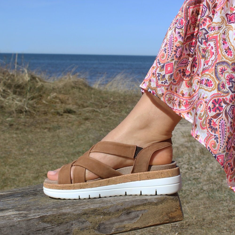 Produktbild 12 - Minfot Remmsandaler Sami Nubuck Tan