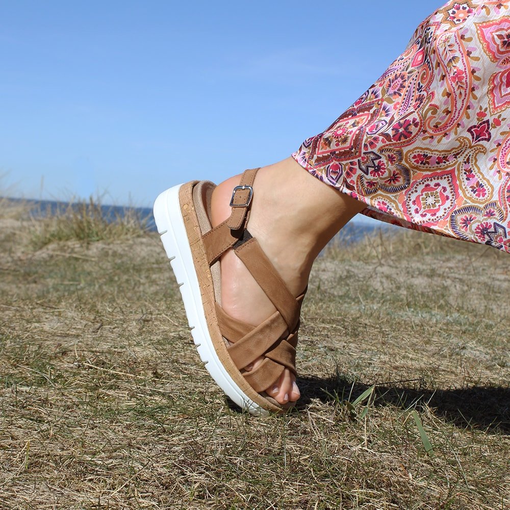 Produktbild 11 - Minfot Remmsandaler Sami Nubuck Tan