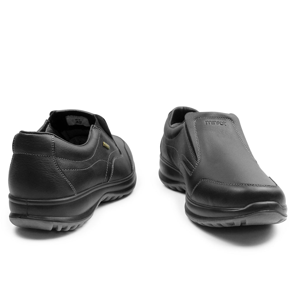 Produktbild 6 - Minfot Rex Loafer Skinn TEX Svart