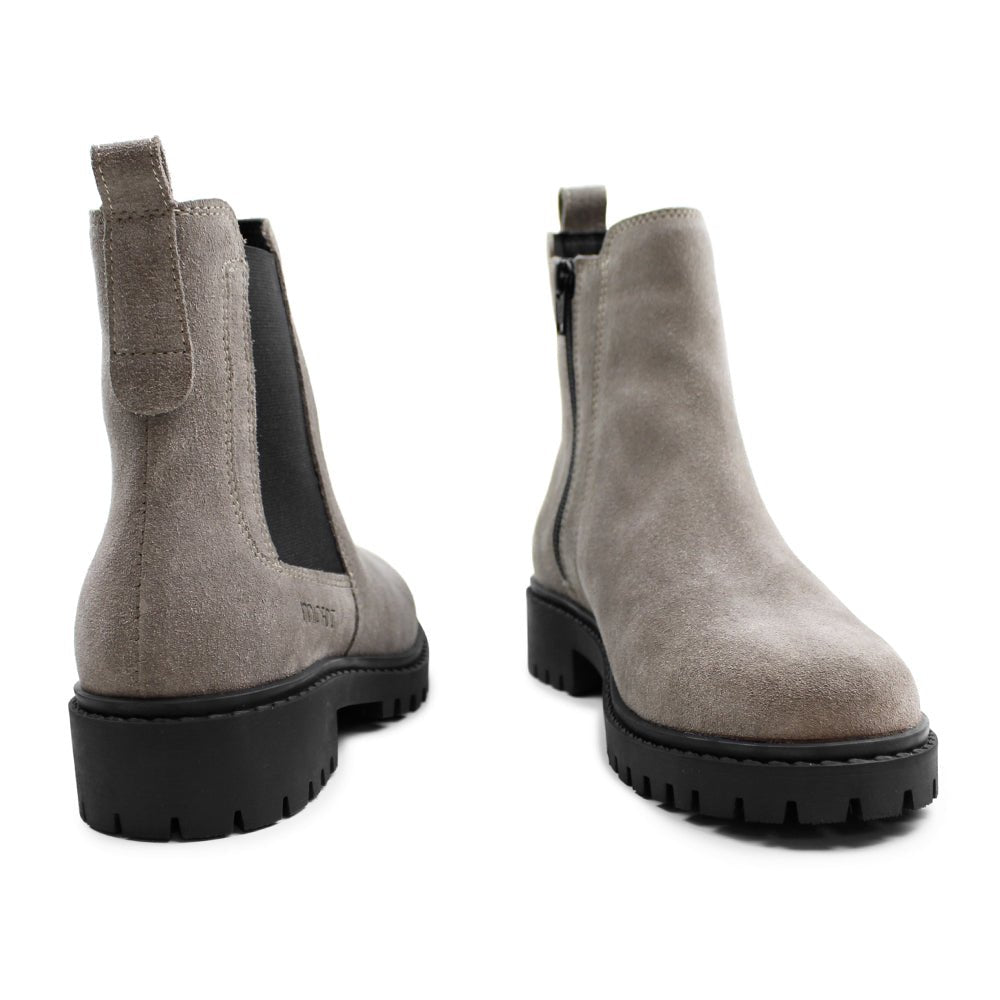 Minfot Ribe Chelsea boots Zip Semsket skinn Taupe