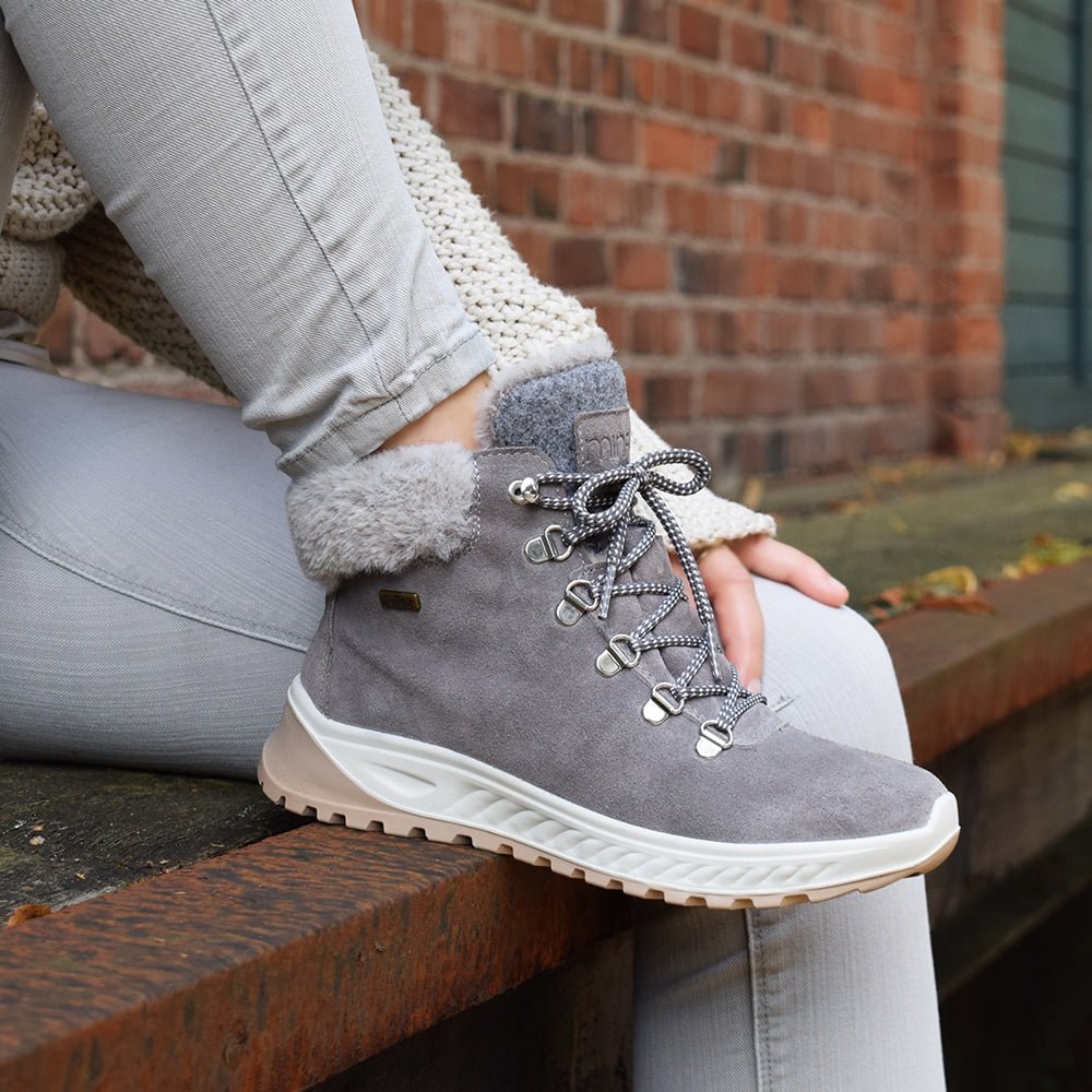 Minfot Sala Støvler Semsket skinn J-Tex Taupe