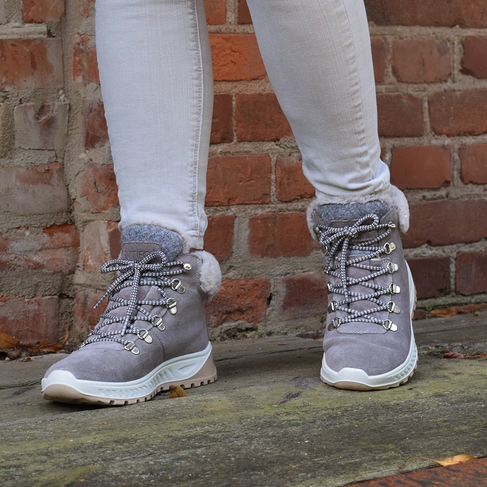 Minfot Sala Støvler Semsket skinn J-Tex Taupe