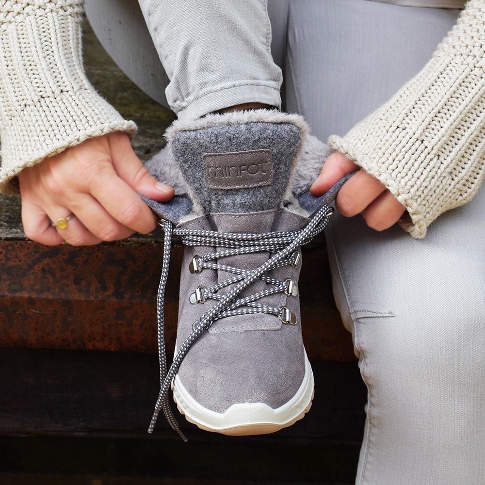 Minfot Sala Støvler Semsket skinn J-Tex Taupe