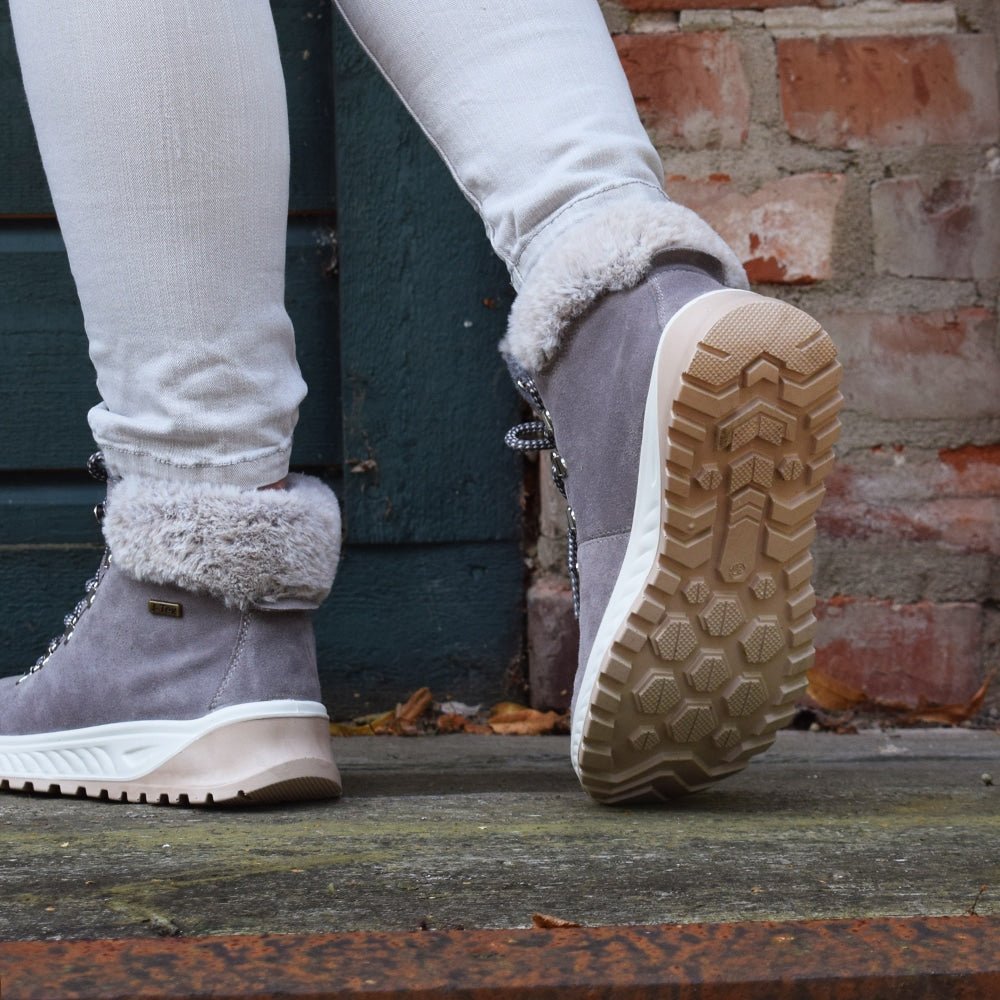 Minfot Sala Støvler Semsket skinn J-Tex Taupe